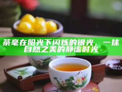 茶毫在阳光下闪烁的银光，一抹自然之美的静谧时光
