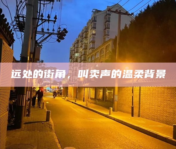 远处的街角，叫卖声的温柔背景
